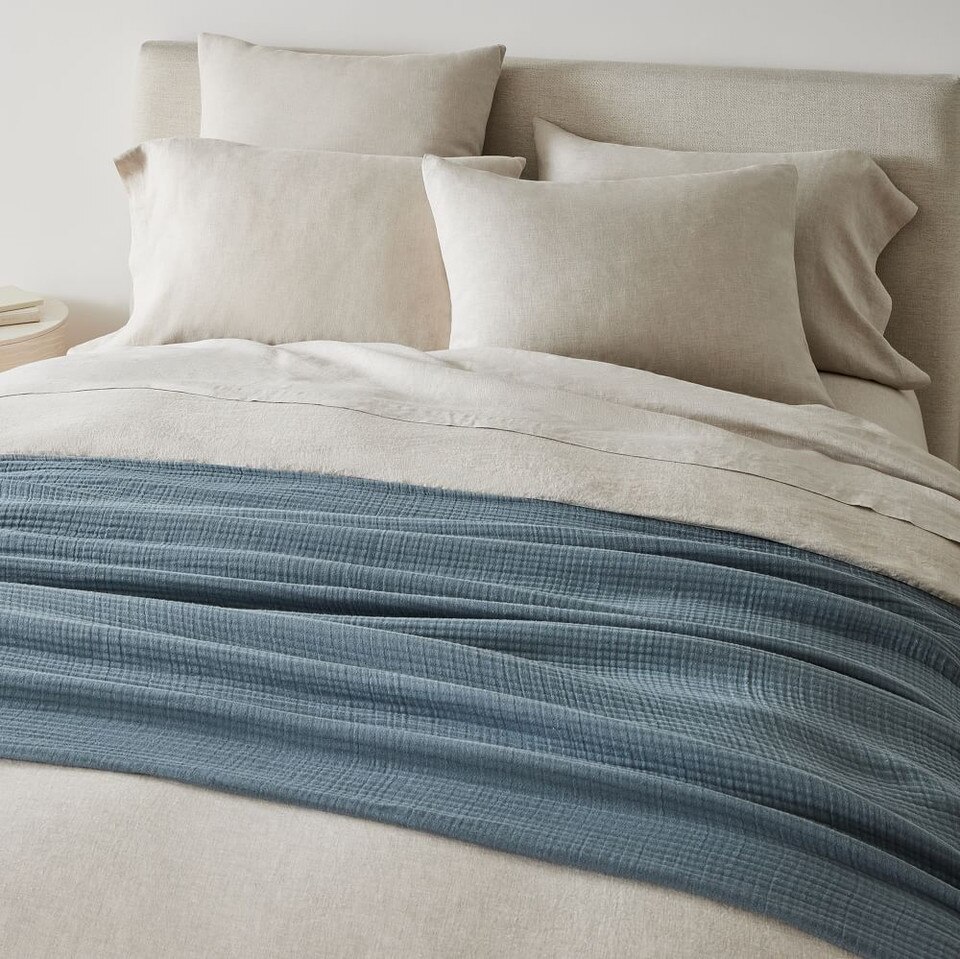 Dreamy Gauze Cotton Blanket West Elm Australia